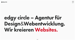 Desktop Screenshot of edgycircle.com